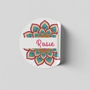 adhesivo rosie mockup